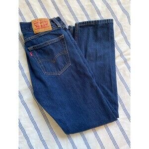 Jeans Levi’s 100 cotton 30 32 men’s dark 505 straight leg